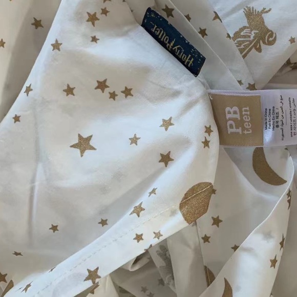 6 Pottery Barn Teen PBTeen Harry Potter Enchanted Night Sky King size pillowcase - Picture 4 of 4